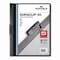 Durable Office Products DuraClip Report Cover, Clip Fastener, 8.5 x 11, Clear/Black, PK25 221401 - alternate 1